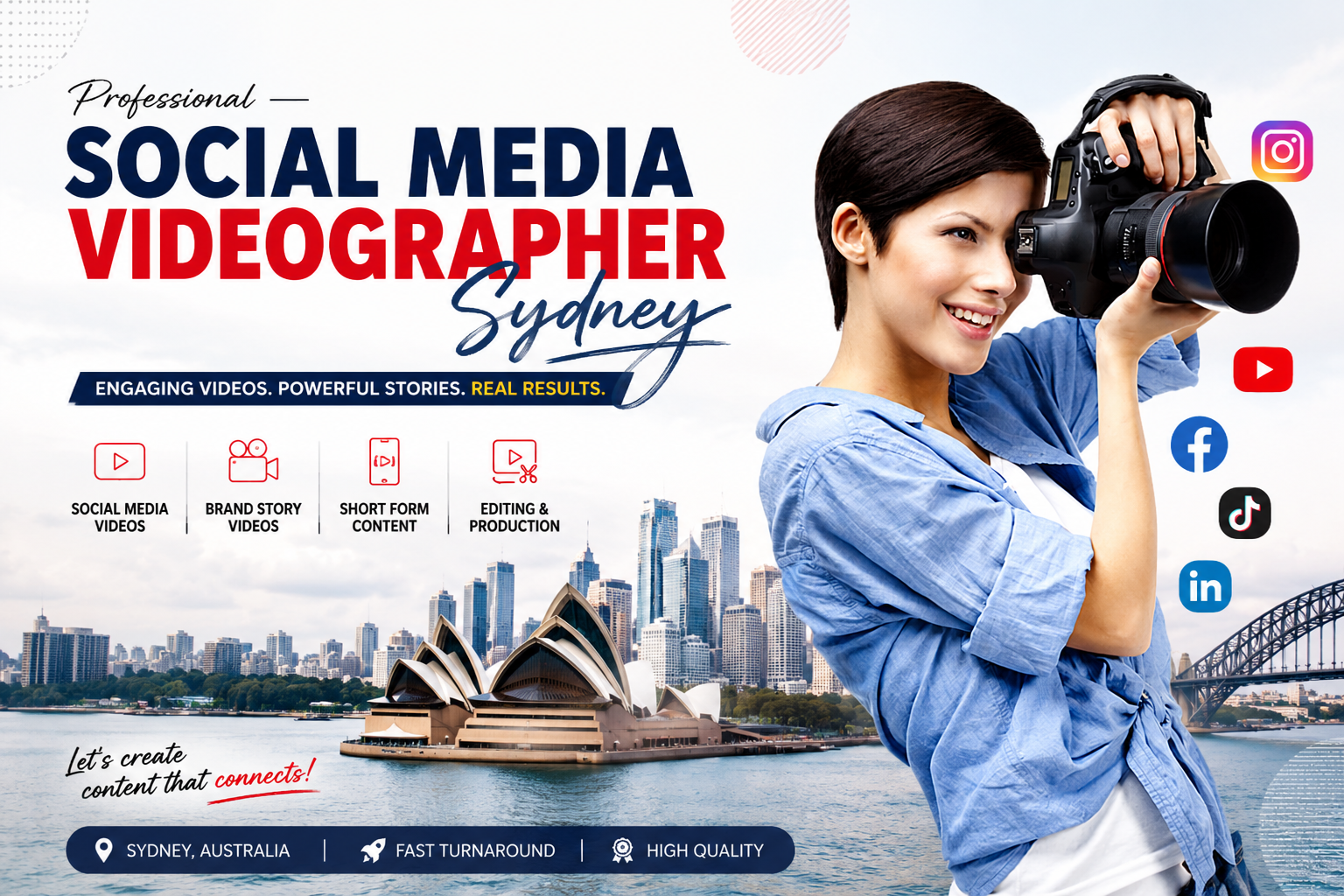 Social Media Videographer in Sydney